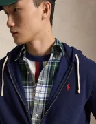 Polo Ralph Lauren Суичър в тъмносиньо с качулка с изчистен дизайн