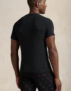 Polo Ralph Lauren Тениска (2 броя) мъжка в черно с изчистен дизайн 714835960001