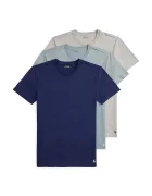 Polo Ralph Lauren тениска basic мъжка от памук 3 броя тъмносиня 714830304