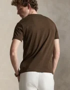 Polo Ralph Lauren тениска basic мъжка от памук кафява 710671438