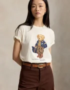Polo Ralph Lauren тениска дамска от памук бежова 211B17774