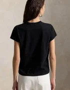 Polo Ralph Lauren тениска дамска от памук черна 211B14605