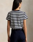 Polo Ralph Lauren тениска дамска от памук тъмносиня 211B17779