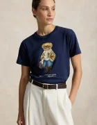 Polo Ralph Lauren тениска дамска от памук тъмносиня 211B23863
