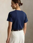 Polo Ralph Lauren тениска дамска от памук тъмносиня 211B23863