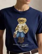Polo Ralph Lauren тениска дамска от памук тъмносиня 211B23863