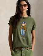 Polo Ralph Lauren тениска дамска от памук зелена 211B17806
