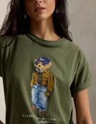 Polo Ralph Lauren тениска дамска от памук зелена 211B17806