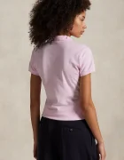 Polo Ralph Lauren тениска с яка дамска розова 211B18200
