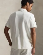 Polo Ralph Lauren тениска с яка мъжка от памук бежова 710B21925