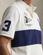 Polo Ralph Lauren тениска с яка мъжка от памук бежова 710B21925