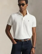 Polo Ralph Lauren тениска с яка мъжка от памук бяла 710713130
