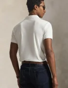 Polo Ralph Lauren тениска с яка мъжка от памук бяла 710713130