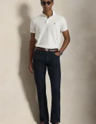 Polo Ralph Lauren тениска с яка мъжка от памук бяла 710713130
