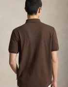 Polo Ralph Lauren тениска с яка мъжка от памук кафява 710B20009