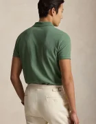 Polo Ralph Lauren тениска с яка мъжка от памук зелена 710680784