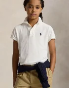 Polo Ralph Lauren тениска с яка за деца от памук бяла 323603252004