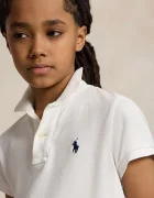 Polo Ralph Lauren тениска с яка за деца от памук бяла 323603252004