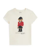 Polo Ralph Lauren тениска за деца от памук бежова 313B28481001