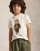 Polo Ralph Lauren тениска за деца от памук бежова 322B27298002