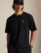 Polo Ralph Lauren уголемена тениска мъжка от памук черна 710A12979
