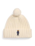 Polo Ralph Lauren Вълнена шапка в бежово от плътен трикотаж от вълна 455931876