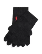 Polo Ralph Lauren Вълнени ръкавици в черно