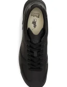 Polo Ralph Lauren Varick Sig маратонки мъжки от кожа черни 809P17877001