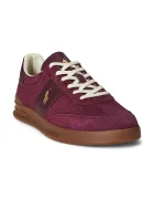Polo Ralph Lauren Велурени маратонки Hrt Aera Pp в червено 809973707003