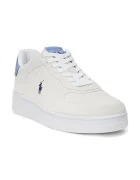 Polo Ralph Lauren Велурени маратонки Masters Crt в бяло 809965086001