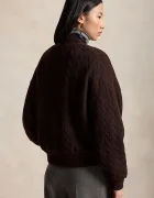 Polo Ralph Lauren яке бомбър дамско с вълна кафяво 211B30888