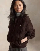 Polo Ralph Lauren яке бомбър дамско с вълна кафяво 211B30888