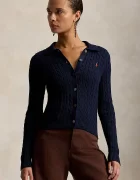 Polo Ralph Lauren жилетка дамска от памук тъмносиня 211971881