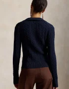 Polo Ralph Lauren жилетка дамска от памук тъмносиня 211971881