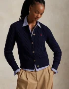Polo Ralph Lauren жилетка дамска от вълна тъмносиня 211972104