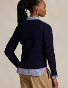 Polo Ralph Lauren жилетка дамска от вълна тъмносиня 211972104