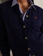 Polo Ralph Lauren жилетка дамска от вълна тъмносиня 211972104