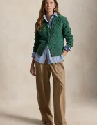 Polo Ralph Lauren жилетка дамска от вълна зелена 211972104