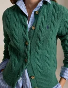 Polo Ralph Lauren жилетка дамска от вълна зелена 211972104