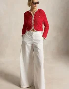 Polo Ralph Lauren жилетка дамска памучна COTTON-SWEATER-CARDIGAN червена 211A12716002