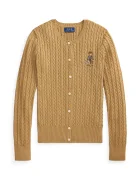Polo Ralph Lauren жилетка за деца от памук кафява 313919829501