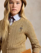 Polo Ralph Lauren жилетка за деца от памук кафява 313919829501