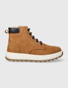 Pom D'api Детски половинки обувки от кожа FLOW BOOTS