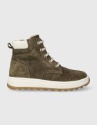 Pom D'api Детски половинки обувки от велур FLOW BOOTS