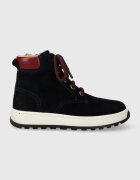 Pom D'api Детски половинки обувки от велур FLOW BOOTS