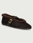 posa балеринки от велур St. Moritz Ballet Flats кафяви PW233.201