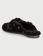 posa пантофи дамски от велур Boat Loafer Mule кафяви PW108.220