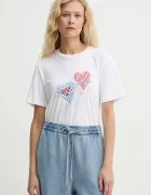 PS Paul Smith Памучна тениска в бяло W2R.232V.PP5094