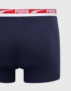 Puma боксерки мъжки от памук с еластан Everyday Logo 2 броя тъмносини 938325