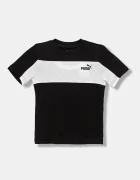 Puma Детска памучна тениска ESS BLOCK Small Logo Tee B